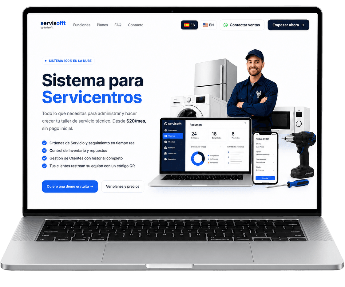 Servisoftt — Sistema para Servicentros
