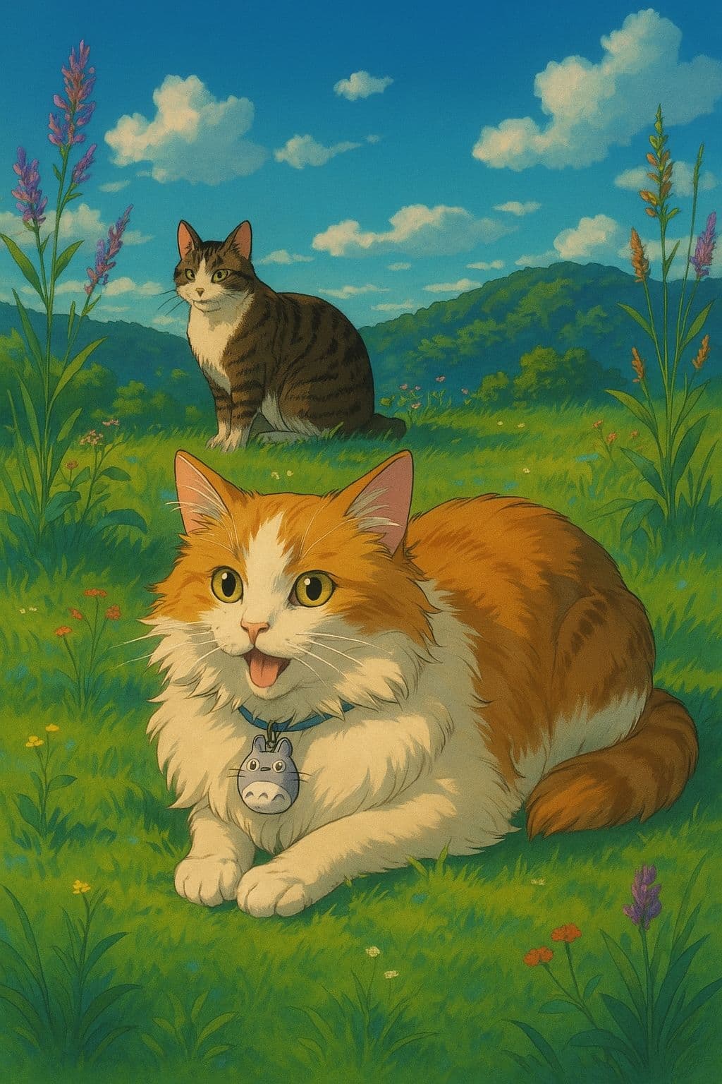 Nuestros gatos Tori y Leo