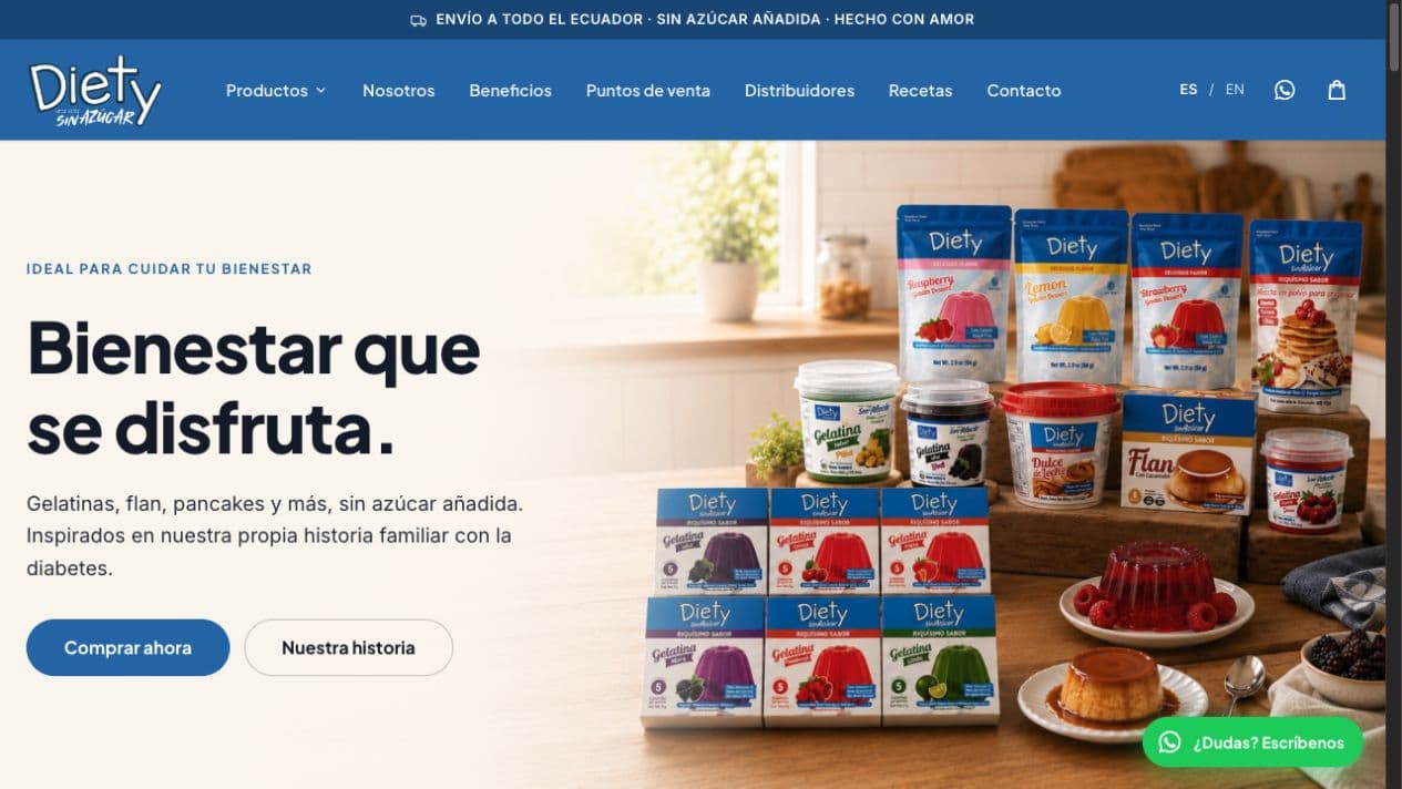 DIETY Ecuador - Diseño web en Quito, Ecuador